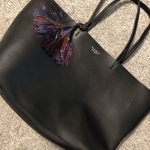 large Victoria’s Secret tote bag faux leather